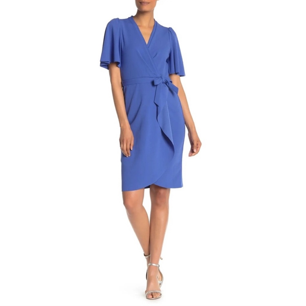 Donna Morgan Royal Blue Midi Dress